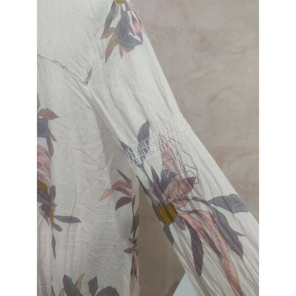 Free People tunic‎ blouse 3/4 sleeve size M - Picture 6 of 8